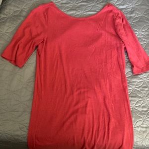 Gap Maternity half sleeve scoop back tee